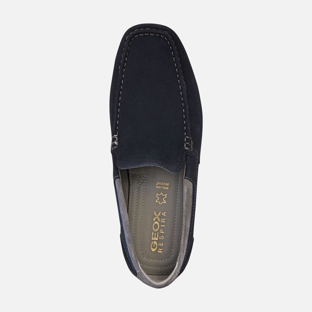 Geox Erkek Loafers Lacivert - Snake - ASN-120568